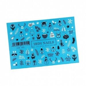 Alternative view of IBDI Christmas nail decals/ sliders AIR №185