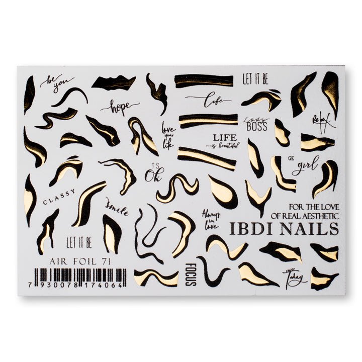 IBDI Christmas nail decals/ sliders AIR №71 - Image 2