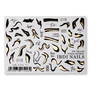 IBDI Christmas nail decals/ sliders AIR №71