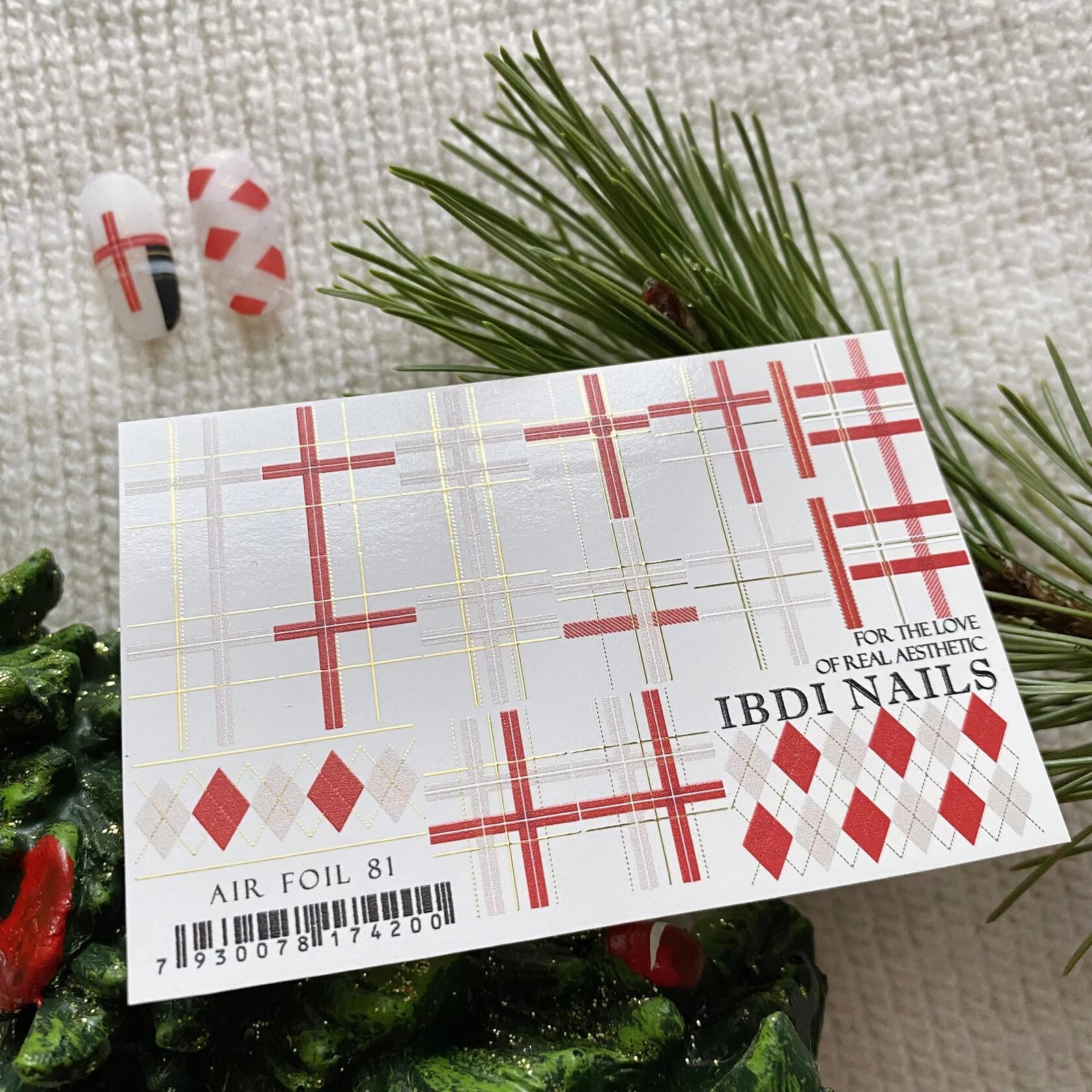 IBDI nail decals/ sliders AIR №81