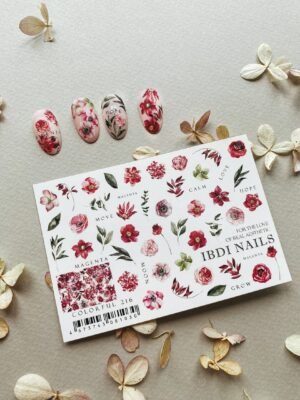 IBDI nail decals/ sliders AIR №216