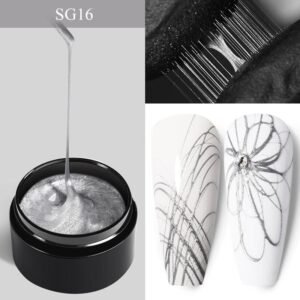 Alternative view of Born Pretty Spider Nail Gel - Silver, 5g