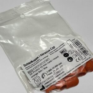 Abrasive Pedicure Cap orange 10mm/80grit, 10pcs